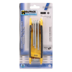 Set di 8 Chiavi Torx Pieghevoli Antimanomissione - Product Image 5