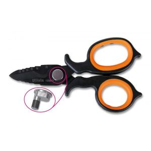 BETA Multi-Pack Ciseaux d'électriciens à double effet avec profil de fraisage en acier inoxydable revêtu de DLC - Product Image 2