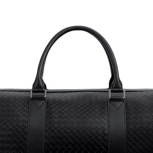 Genuine <b>Leather</b> Anti Theft Fingerprint Lock Custom Travel <b>Weekender</b> Overnight Duffel <b>Bag</b> Gym Sports Tote Duffle <b>Bag</b> for <b>Men</b> - Product Image 2