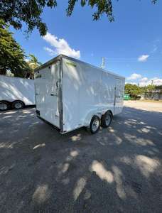 Top quality 7x14 Enclosed <b>Cargo</b> <b>Trailer</b> Durable Hydraulic System with Gear Core Components for Tractor <b>Trailer</b> - Product Image 5