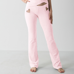 กางเกงเลกกิ้งกีฬาสำหรับผู้หญิงกางเกงพลุกางเกงเอวกลางกางเกงเลกกิ้งออกกำลังกาย2026ใหม่ - Product Image 1