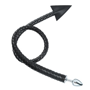Juguete Sexual Anal - Tapón Anal de Metal con Flecha Triangular y Cola Larga para Juegos de Rol - Product Image 5