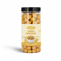 Queso Makhana en Caja de 80g |   Snack de Nueces Horneadas Fox |   Makhana Crujiente con Sabor a Queso Salado Bajo en Grasa |   Comida Saludable Lista para Comer