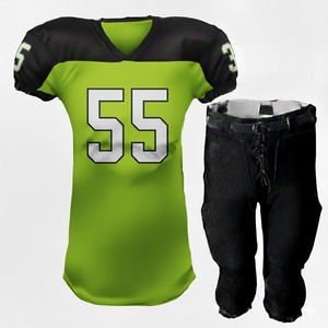 American Football Uniform <b>Set</b> Sublimation Custom Design Breathable Short Sleeve Plus Size High Quality Wholesale Top Selling - Product Image 4