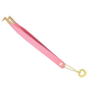 Popular Quality New Style Fancy Stainless Steel Pink Coated <b>Eyelash</b> <b>Tweezers</b> New Colorful <b>Eyelash</b> <b>Tweezers</b> - Product Image 5