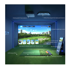 Equipo de Simulación de Golf Digital con Proyección, Simulador Deportivo Interior con Pantalla Interactiva - Product Image 1