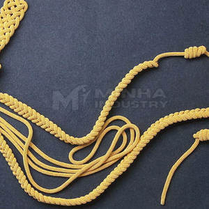 Haute qualité 100% soie et coton Aiguillette cordon d'épaule cordons Aiguillette personnalisables pour une utilisation en extérieur - Product Image 3