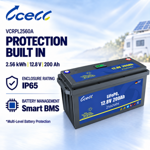 แบตเตอรี่ LiFePO4 12V 200Ah แบบ Deep Cycle คุณภาพสูง พร้อมระบบ Smart BMS สำหรับ RV เรือ ระบบโซลาร์เซลล์ และระบบไฟฟ้าแบบออฟกริด - Product Image 3
