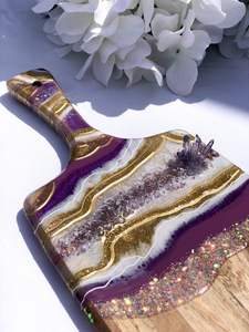 Planche à fromage en résine de bois planche à découper forme Rectangle couleur personnalisée écologique style moderne taille personnalisée décor de cuisine - Product Image 3