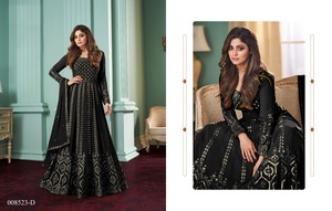 Ropa de boda exclusiva última tendencia pesada Faux Georgette Salwar Kameez con Secuencia de bordado trabajo venta al por mayor suministro de fábrica - Product Image 5