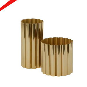 Jardinière à aspect Simple en métal de forme ronde la plus vendue avec support pour décor de bureau d'hôtel de salon - Product Image 5