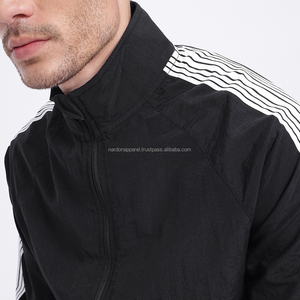 Nardon Apparels Conjunto de chándales para hombre Chaqueta con cremallera completa Sudadera con capucha Pantalones deportivos para correr Trajes para hombres con bolsillos con cremallera - Product Image 6