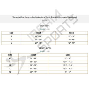 Protector de cuello de Hockey sobre hielo de alta calidad, personalizado, venta al por mayor, manga larga para mujer/Niña - Product Image 5