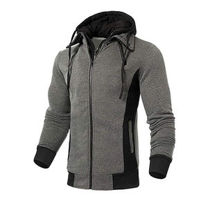 Sudadera con Capucha de Alta Gama Personalizada, Ligera, de 180 g/m², con Cierre, Transpirable, para Hombre, de Algodón, para Invierno, Marca Privada - Product Image 3