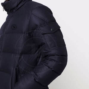 Veste bouffante d'extérieur à manches longues avec capuche pour hommes de haute qualité prix raisonnable vestes d'hiver à vendre - Product Image 5