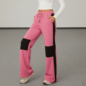 Recién llegado 2025, pantalón de chándal para mujer, logotipo serigrafiado personalizado, ropa informal de invierno holgada, pantalón Streatwear para mujer - Product Image 5