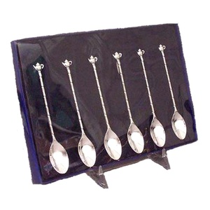 Juego de 3 Cucharas de Acero Inoxidable para Postre/Cena con Diseño de Aspecto Real, Cubiertos de Lujo para Restaurante, Boda, Hogar, Hotel - Product Image 4