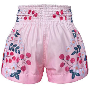 Pantalones cortos MMA con estampado de sublimación, Calzoncillos Bóxer paquistaníes para hombre, pantalones cortos de lucha personalizados, ropa de gimnasio, ropa deportiva duradera OEM hecha en Pakistán - Product Image 3