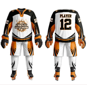 Conjunto de uniforme de hockey sobre hielo personalizado de alta calidad Diseño cómodo con servicio ODM OEM para hombres - Product Image 3