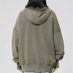 Sudadera con Capucha Unisex de Alta Calidad, Poliéster/Algodón, Antiarrugas, Invierno, 180g, Bordada, Talla Grande, Personalizada, con Diseño de Cara Completa - Product Image 5