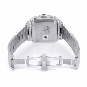 Reloj de Lujo con Incrustaciones de Moissanita, Estilo Hip Hop, Brillo VVS - Product Image 4