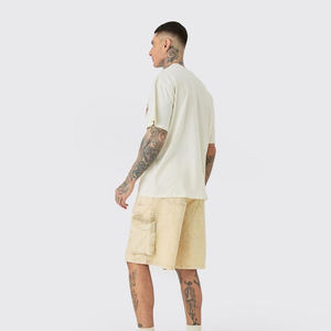 Meilleure fabrication T-shirts pour hommes en microfibre 100% coton délavé à l'acide à manches courtes coupe surdimensionnée en gros au meilleur prix sonnerie - Product Image 5