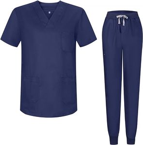 High Quality Woven Unisex Custom Designed Breathable Comfortable <b>Scrub</b> Sets with Custom Logo-Pakistan Healthcare Professionals - Product Image 2