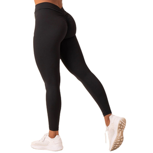 Alta calidad poliamida elastano cargo leggings venta al por mayor Camiseta gimnasio Ropa de fitness y yoga leggings para las mujeres logotipo personalizado - Product Image 3