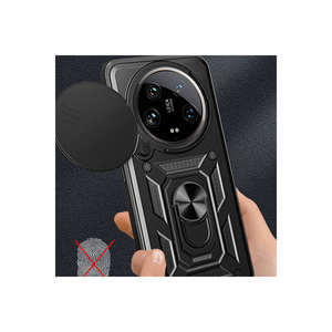 Soporte Magnético para Xiaomi Mi 14 Ultra, Funda con Protección de Lente de Cámara Deslizante, Silicona Antigolpes, Color Azul Vega, Poco M4 - Product Image 5