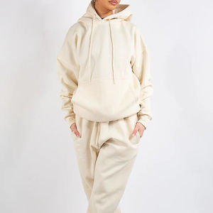 Vente en gros de survêtements pour femmes avec votre propre survêtement de course à pied Vêtements d'entraînement décontractés d'hiver Service personnalisé OEM Survêtement de jogging - Product Image 4