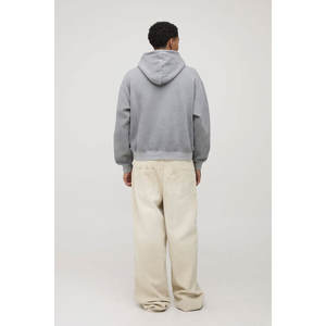 เสื้อสเวตเตอร์มีฮู้ดแบบสวมหัวสำหรับผู้ชายไซส์พิเศษออกแบบมาเพื่อความสบายและแฟชั่นลำลองทันสมัย - Product Image 2