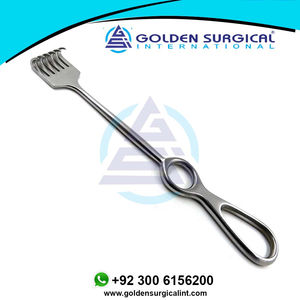 Écarteur de crochet de peau en vrac écarteur d'os Volkmann émoussé 220mm meilleure qualité écarteur d'os médical chirurgical - Product Image 2