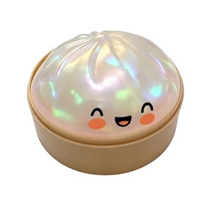 In Stock RARE GLITTER Crazy Fun <b>Squishy</b> Bun Set Viral Rainbow Mystery Dumpling - Product Image 1