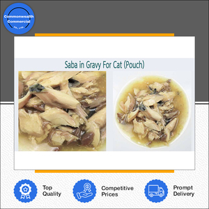 แหล่งส่งออกในประเทศไทยจำหน่ายอาหารสัตว์เลี้ยงซาบาในน้ำเกรวี่สำหรับแมวและลูกแมวทุกสายพันธุ์ที่มีคุณภาพดีที่สุดในบรรจุภัณฑ์ถุง - Product Image 4