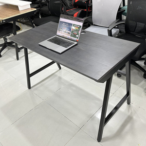 SPD68186 <b>Computer</b> <b>Desk</b> with A-Shaped Iron Legs Rubberwood Material - Product Image 4
