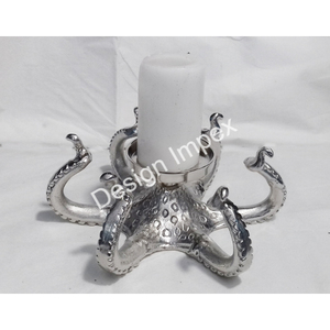 Support de bougie en métal style bois de cerf, décoration de table de Noël, artisanat - Product Image 4