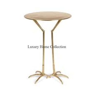 Cadre en métal de haute qualité de couleur dorée ou support rond personnalisé Top Tables basses disponibles du fabricant indien - Product Image 4