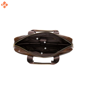 Sacs pour ordinateur portable en cuir de couleur unie de taille personnalisée pour hommes best-seller sacs pour ordinateur portable en cuir pour hommes à la mode nouveau design - Product Image 4