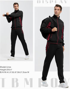 Survêtement imprimé à séchage rapide personnalisé survêtement d'hiver pour hommes jogging pull en coton survêtement polaire lourd pour hommes - Product Image 5