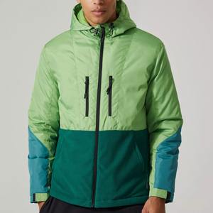 Conjunto de chándal de chaqueta y pantalones cortos cortavientos de poliéster de camuflaje unisex personalizado servicio OEM con logotipo frontal con cremallera completa - Product Image 5