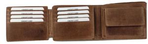 Men's Premium Quality Short Leather Wallets Open Closure Type with Polyester Lining - Product Image 4