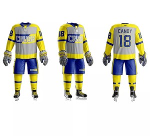 Uniformes profesionales de hockey sobre hielo, uniforme de alta calidad con precio de fábrica para equipos - Product Image 2