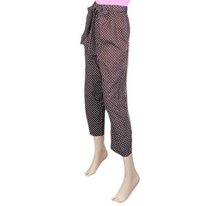 Women's Printed <b>Trouser</b> - Coffee - Product Image 1