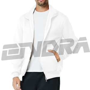Sudadera polar con cremallera completa para hombre, chaqueta de cuello simulado, manga larga, tela suave, ropa informal ligera, ropa de abrigo elegante, ajuste cómodo - Product Image 1