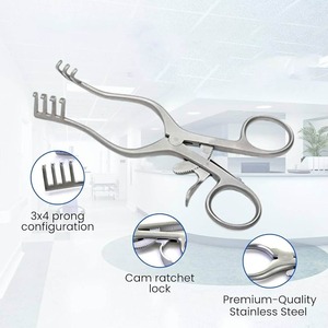 Retractor Weitlaner Premium, Instrumento Quirúrgico de Precisión, Acero Inoxidable, Manual, Certificado CE, CARE MEDICAL SUPPLIES CMS-M011 - Product Image 6