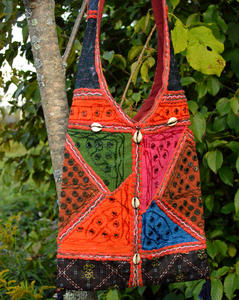 กระเป๋าผ้าฝ้ายทำด้วยมือ rajasthani - Product Image 3