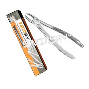 Pinzas de Extracción Dental Modelo Inglés # 18 Molares Superiores Izquierdos, Grado Alemán, Instrumentos Dentales con Certificación CE - Product Image 6