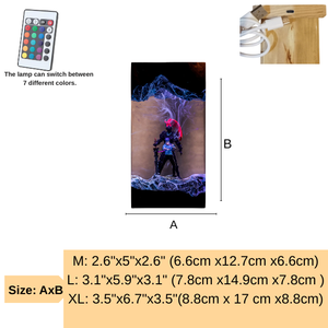 Lámpara de Resina Epoxi Personalizada, Lámpara de Resina Epoxi, Lámpara de Arte de Madera y Resina, Lámpara de Noche Personalizada, Regalo Hecho a Mano, Cumpleaños - Product Image 4