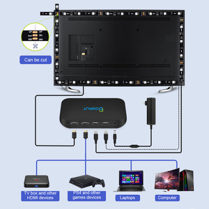 HD Sync Box BPSK1 Écran Lumière IP65 Guirlande Lumineuse RGB Tv Rétroéclairage Sync à Écran pour PC DC 12V Luces Led ABS 70 Glance Led - Product Image 2