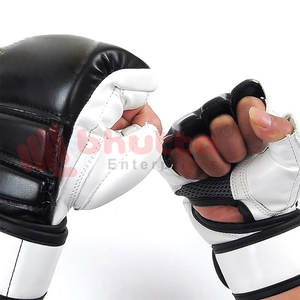 ถุงมือ MMA คุณภาพสูง ถุงมือหนังสำหรับชกมวยและฝึกมวยไทย สวมใส่สบายและสะดวก - Product Image 2